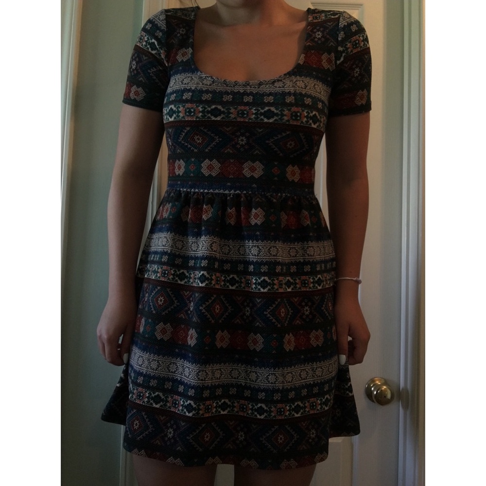 Mini skater dress